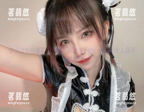 狐洛洛子 你见过女仆变鲨鱼妹吗?狐洛洛子的cos图片令人目不暇接